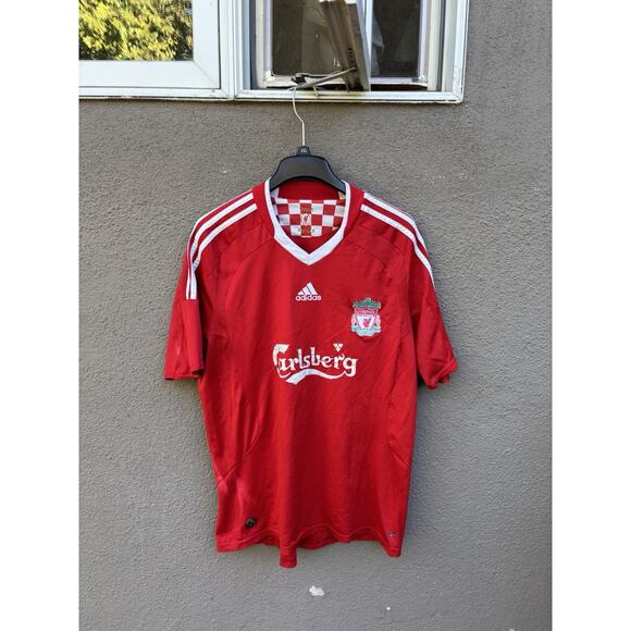 Vintage Liverpool FC Adidas 2008/09 Home Soccer Jersey Size Large - Picture 3 of 14